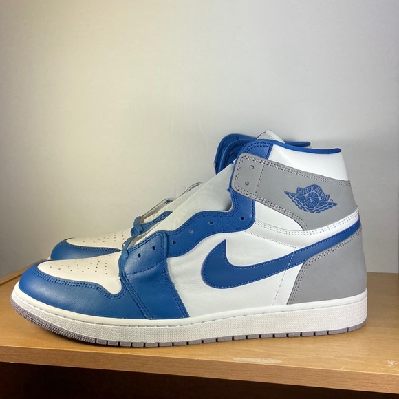Air Jordan 1 Retro High OG True Blue Men’s Size 17 Sneakers (2022) - Picture 6 of 17